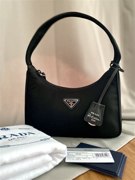 prada re edition 2000 real vs fake|prada bag identification.